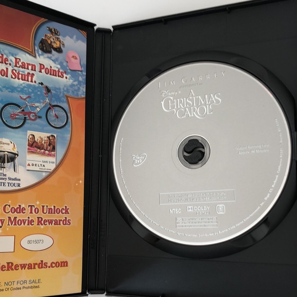 10/$20💙DVD - Disney’s A Christmas Carol - movie with Jim Carrey - Picture 2 of 3